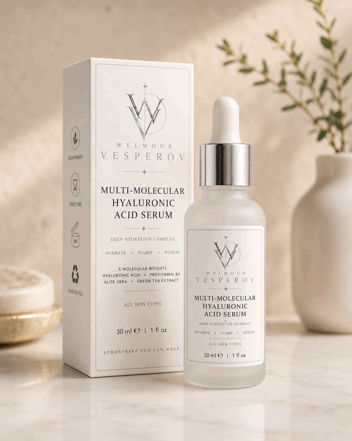 Multi-Molecular Hyaluronic Acid Serum